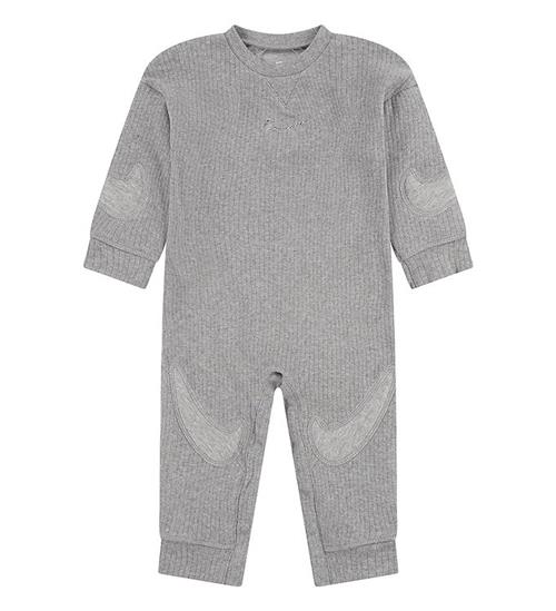 Se Nike Nike Heldragt - Rib - Carbon Heather m. Logoer ved KidsWorld