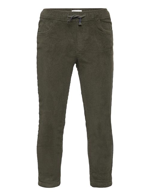 Corduroy Jogger Trousers Mango Khaki