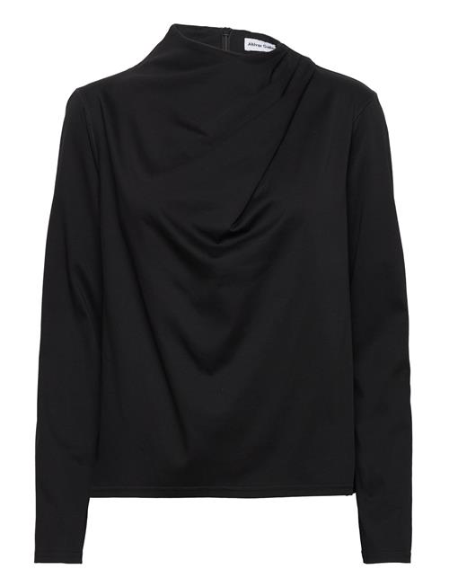 Se Ahlvar Gallery Jade Jersey Blouse Ahlvar Gallery Black ved Booztlet