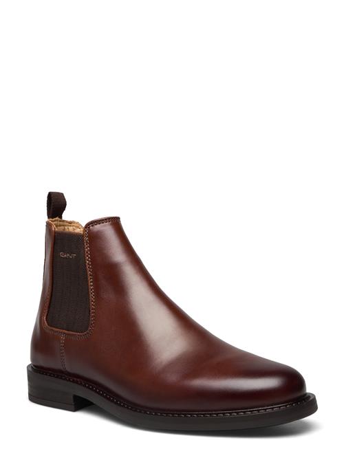 Se GANT St Fairkon Chelsea Boot GANT Brown ved Booztlet