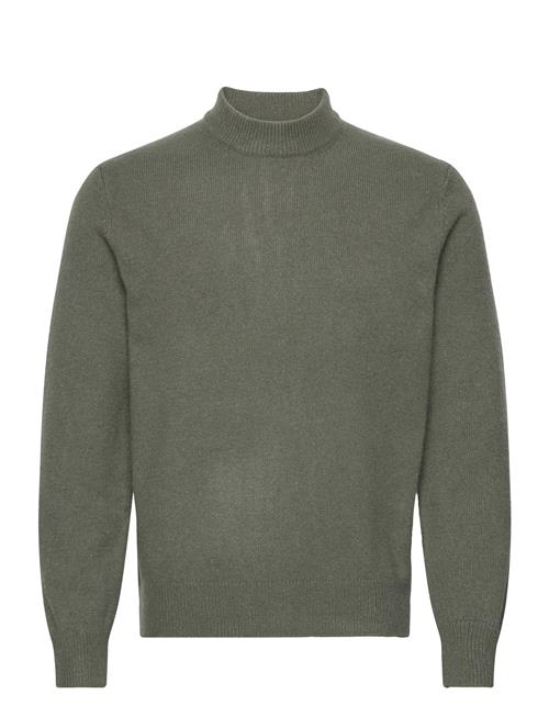 Se Mango Wool-Blend Sweater With Perkins Collar Mango Khaki ved Booztlet