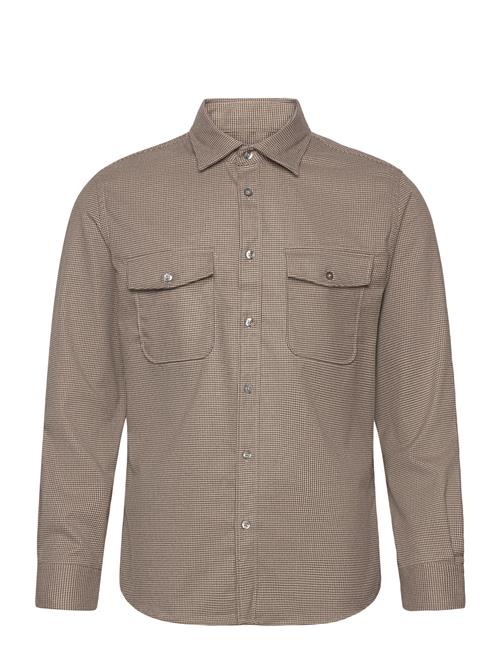 Mango Chest-Pocket Cotton Overshirt Mango Beige