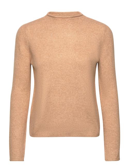 High Collar Sweater Mango Beige