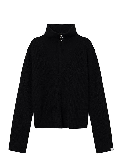 Se Once Untold Florie Zip Knit Once Untold Black ved Booztlet