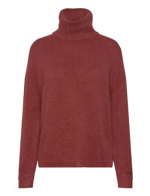 Vila Vilajuli Rollneck L/S Knit - Noos Vila Burgundy