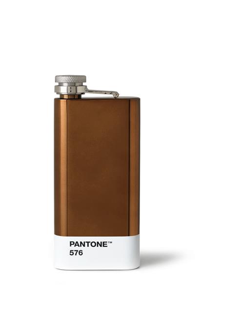 Se PANTONE Hip Flask PANT Brown ved Booztlet