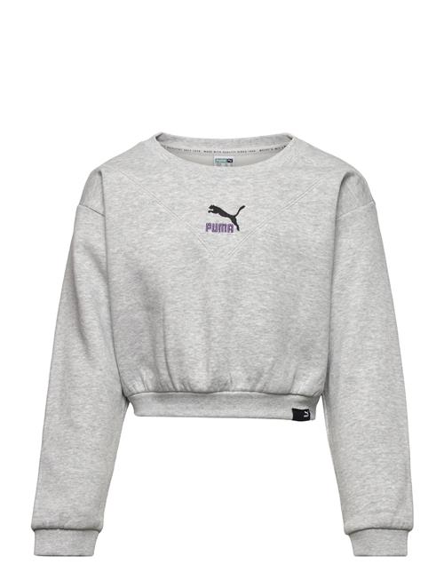 PUMA Classics Grl Crew Fl G PUMA Grey