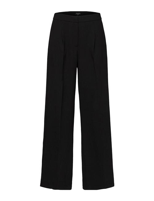 Selected Femme Slftinni Mw Wide Pant N Noos Selected Femme Black