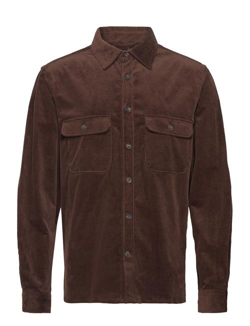 Mango Corduroy Pockets Overshirt Mango Brown