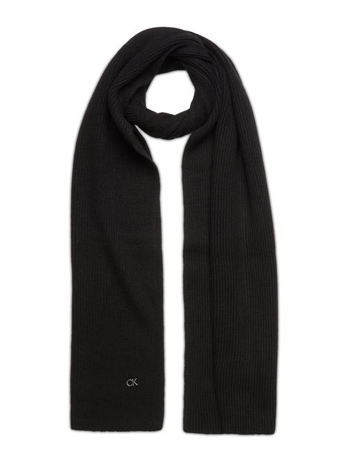 Calvin Klein Re-Lock Knit Scarf 30X180 Calvin Klein Black