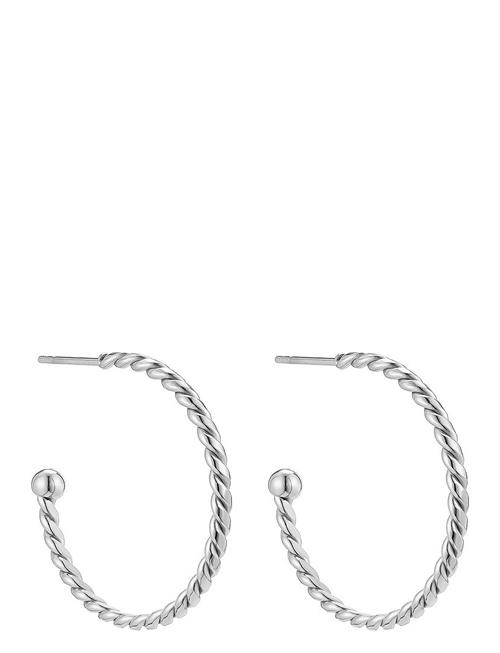 By Jolima Twist Hoop 30 Mm By Jolima Silver