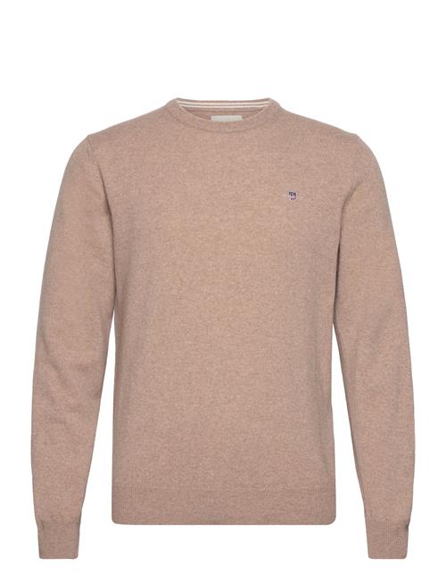 Superfine Lambswool C-Neck GANT Beige