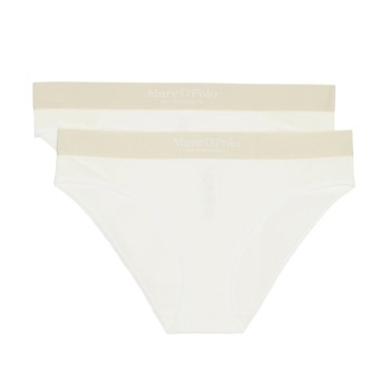 Marc O'Polo Marc O Polo Casual Brief Trusser 2P Hvid bomuld X-Small Dame