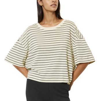 Se Marc O'Polo Marc O Polo Cropped Top Hvid X-Small Dame ved Timarco