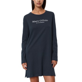 Marc O'Polo Marc O Polo Longsleeve Dress Marineblå bomuld X-Small Dame