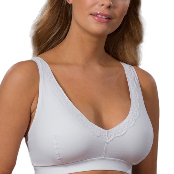 Trofé Trofe Wilma Soft Bra Bh Hvid bomuld A 80 Dame