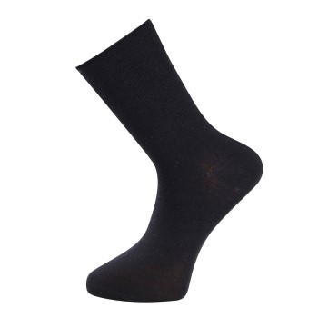 Trofé Trofe Wool Loose Rib Sock Strømper Sort Str 43/46 Dame