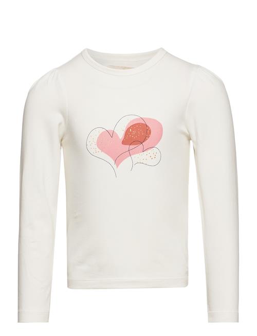 Se Creamie T-Shirt Ls Creamie White ved Booztlet