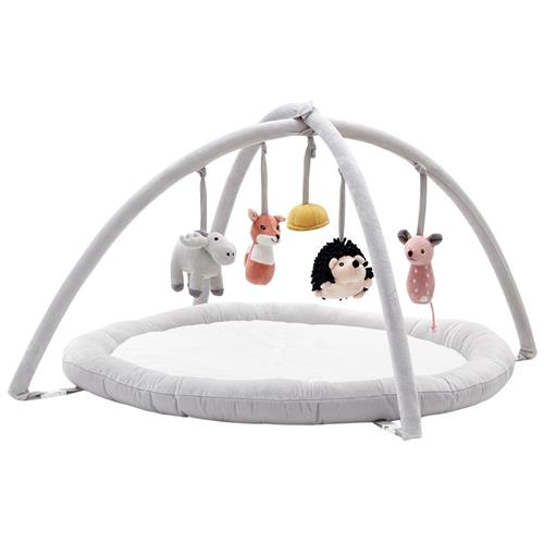 Se Kid's Concept Edvin Babygym Grå | Beige | 0-3 ved Babyshop