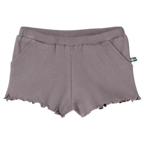 The BRAND Rib Shorts Grå | Grå | 104/110 cm