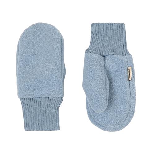 Se Kuling Livigno Vindfleecevanter Pale Flintstone Blue | Blå | 6-8 years ved Babyshop