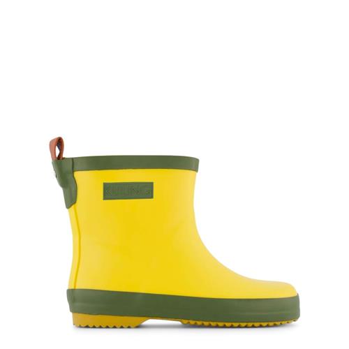 Se Kuling Oslo Gummistøvler Harvest Yellow/Moss Green | Gul | 24 EU ved Babyshop