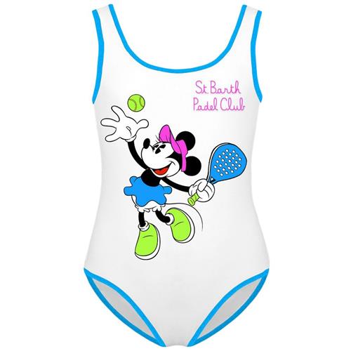 Se MC2 Saint Barth Minnie Mouse Badedragt Hvid | Hvid | 14 years ved Babyshop