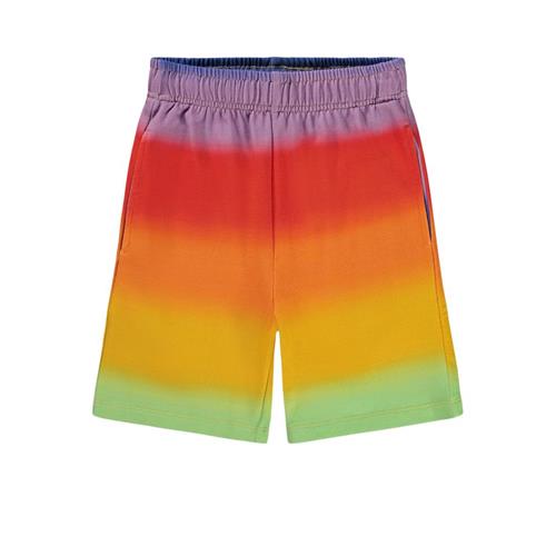 Molo GOTS Adian Shorts Rainbow Spray | Rød | 104 cm