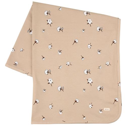 Se Organic Zoo Printed Blanket Beige | Beige | 0 ved Babyshop