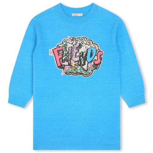 Se Billieblush Strikket Kjole Blå | Blå | 12 years ved Babyshop