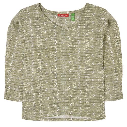 Se Bakker Made With Love April Print Top Green | Grønn | 16 years ved Babyshop