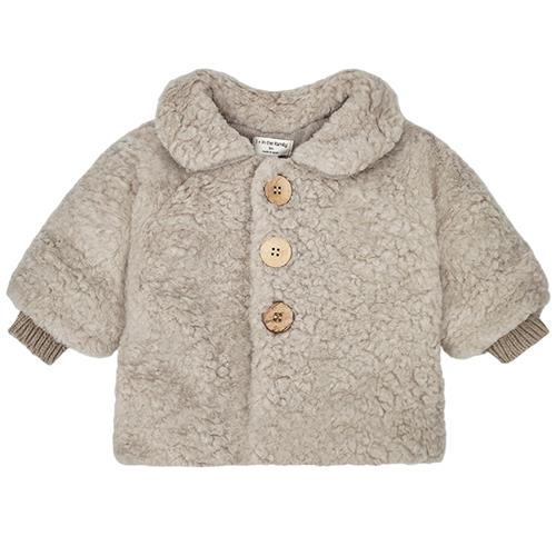 1+ in the family Nuna Shearling-jakke Taupe | Brun | 12 months