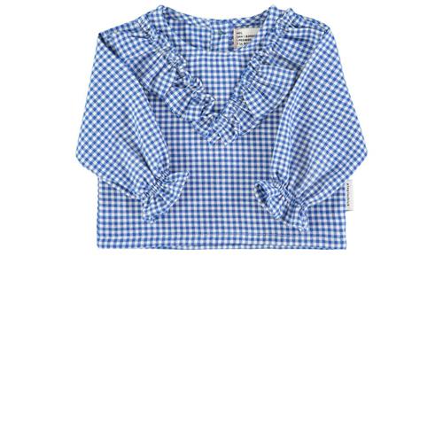 Piupiuchick Ternet Bluse Blue & White | Blå | 4 years