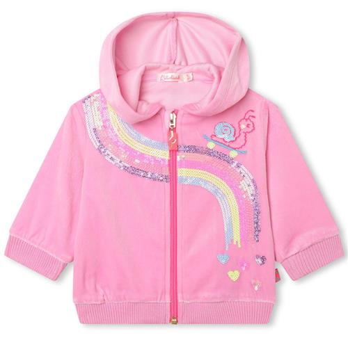 Billieblush Hættetrøje Med Pailleter Lyserød 9 Months  Lyserød  9 måneder  kvinde