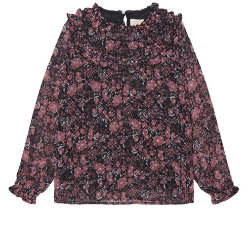 Creamie Blomstret Bluse Lyserød | Lyserød | 110 cm