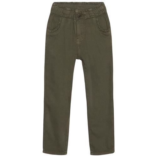 Minymo Twill Bukser Olive Night | Grønn | 104 cm