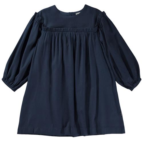 Se Molo Cilla Kjole Navy Sky | Marine blå | 110/116 cm ved Babyshop