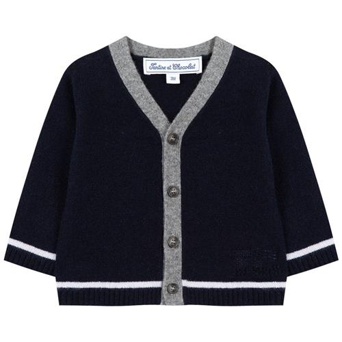 Se Tartine et Chocolat Cardigan Navyblå | Marine blå | 2 years ved Babyshop