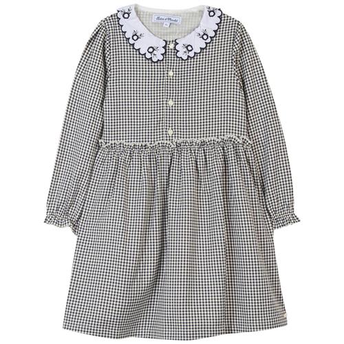 Tartine et Chocolat Gingham Kjole Navyblå | Marine blå | 5 years