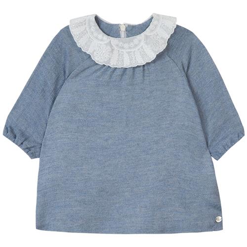 Se Tartine et Chocolat Kjole Med Krave Blå | Blå | 9 months ved Babyshop
