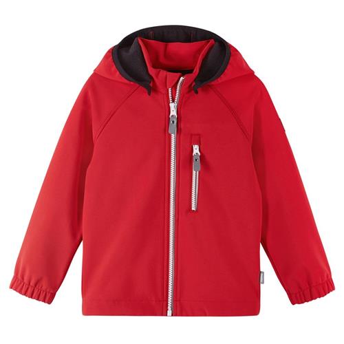 Se Reima Vantti Softshell Jakke Tomato Red | Rød | 98 cm ved Babyshop