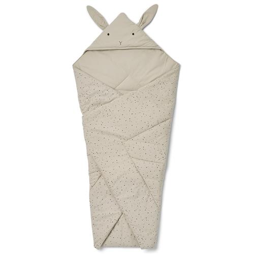 Se Liewood Daxton Tæppe Mist | Beige | 0 ved Babyshop