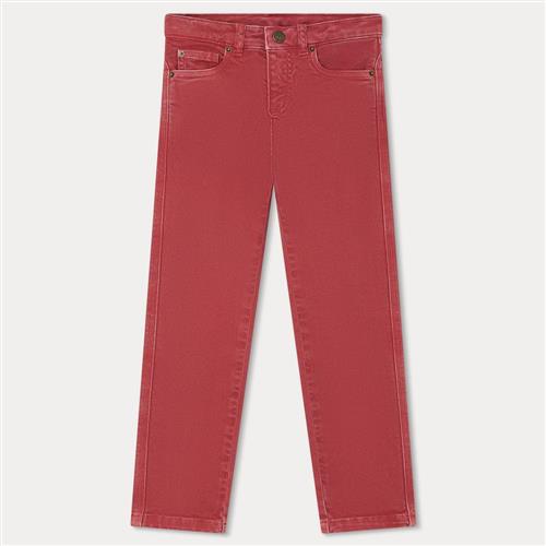 Se Bonpoint Bonnie Jeans Fraise | Rød | 12 years ved Babyshop