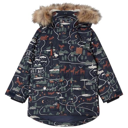 Kuling Val Thorens Parka Navy Landscape | Marine blå | 98 cm