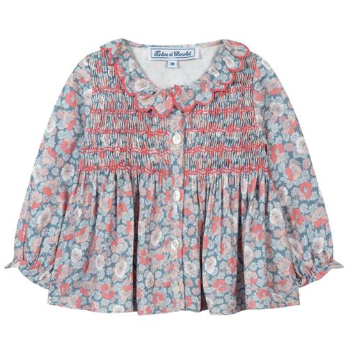 Se Tartine et Chocolat Blomstret Bluse Koralrød | Lyserød | 18 months ved Babyshop