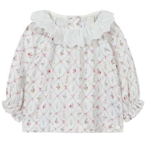 Tartine et Chocolat Blomstret Bluse Cremefarvet |  | 1 years