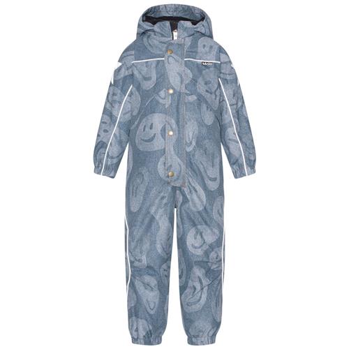 Se Molo Polaris Flyverdragt Denim Swirley | Blå | 104 cm ved Babyshop