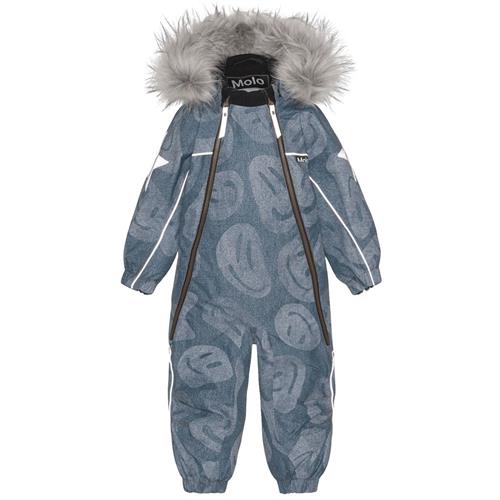 Molo Pyxis Baby Dragtedragt Denim Swirley | Blå | 86 cm