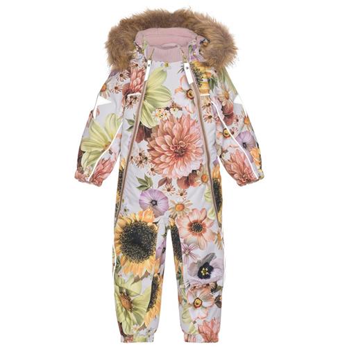 Se Molo Pyxis Baby Dragtedragt Retro Flowers | Lyserød | 98 cm ved Babyshop