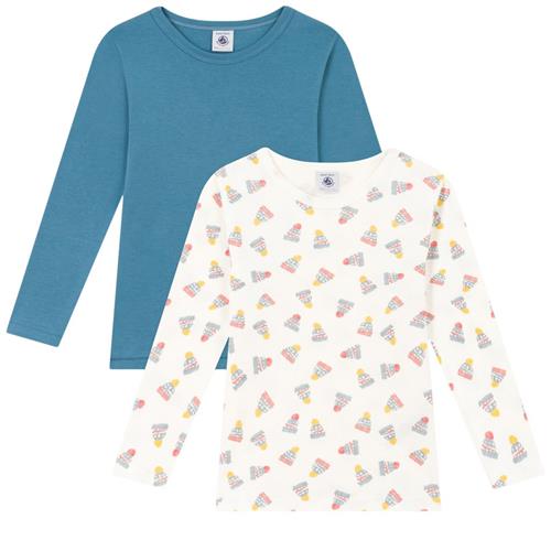 Se Petit Bateau 2-pak T-Shirter Cremefarvede | Grønn | 3 years ved Babyshop